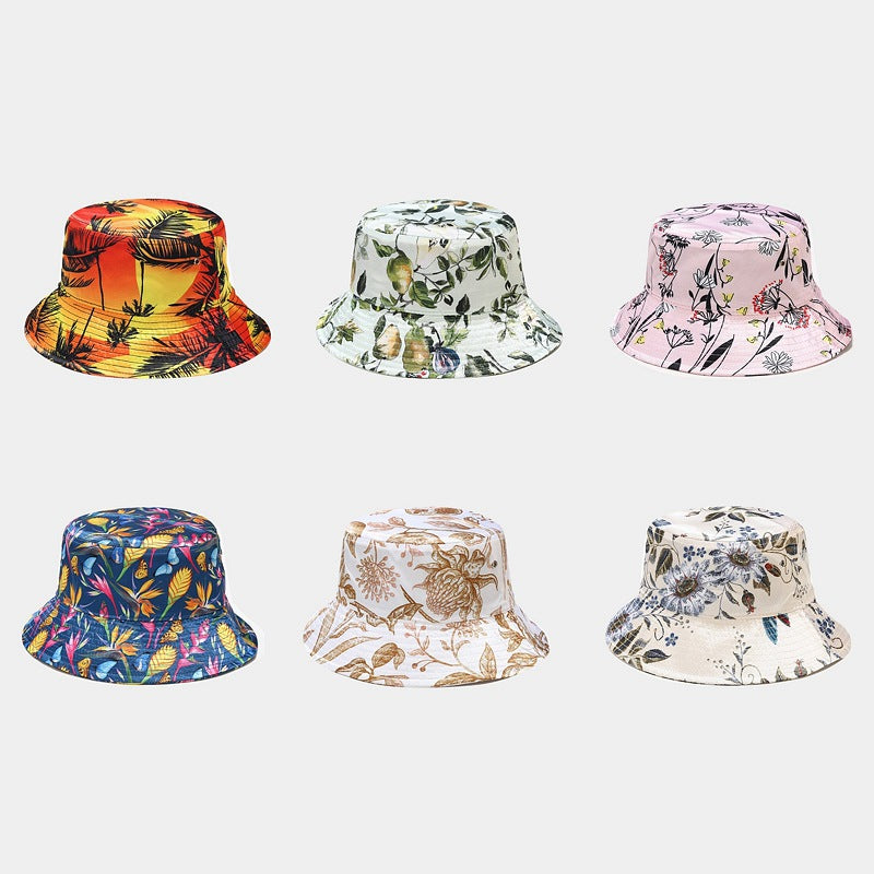 Tropical Floral Bucket Hat | 6-Design Summer Fisherman Cap