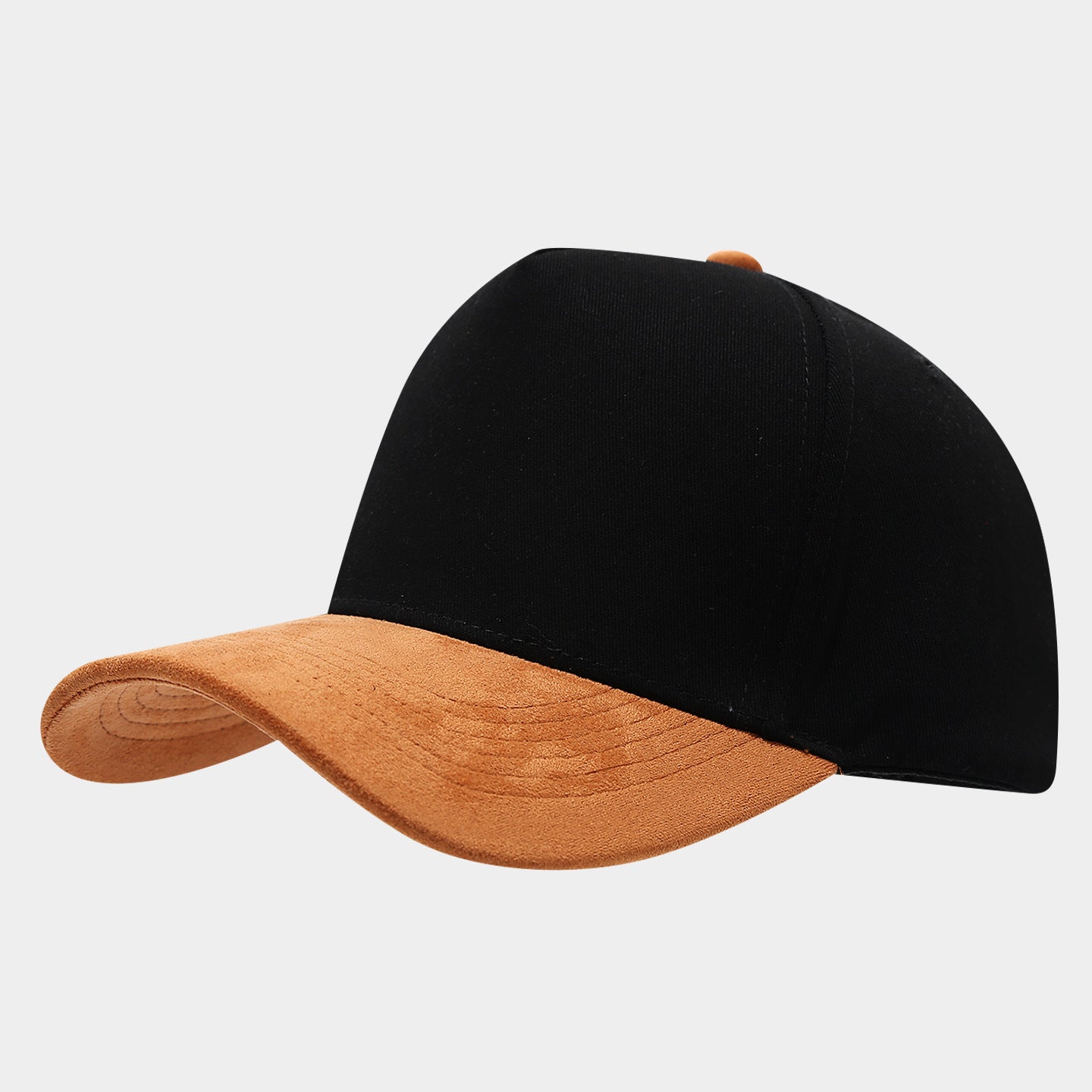 Vintage Two-Tone Baseball Cap – Cotton Suede Brim Dad Hat, 9 Color Combos | Byerclub