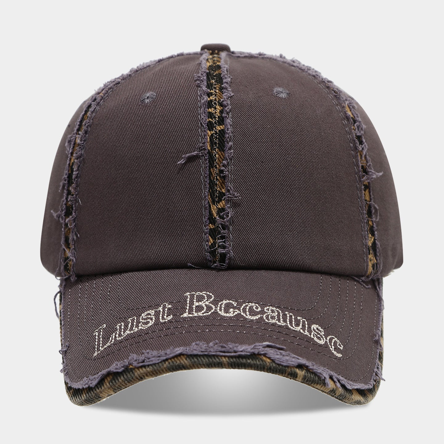 "Just Because" Distressed Baseball Cap | Vintage Frayed Streetwear Hat | Byerclub