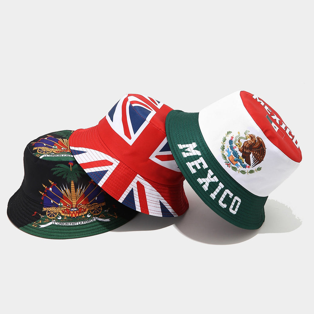 World Flag Bucket Hat – Country Print Fisherman Cap for Travel, Sports & Streetwear | Byerclub