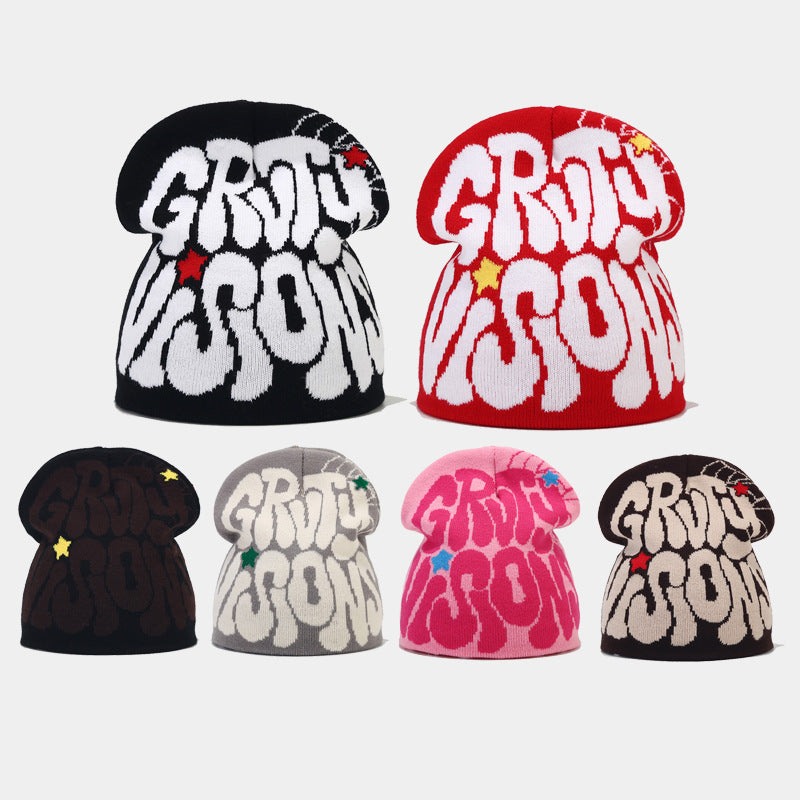 Groovy Groovy Beanie | 6-Color Retro Knit Cap
