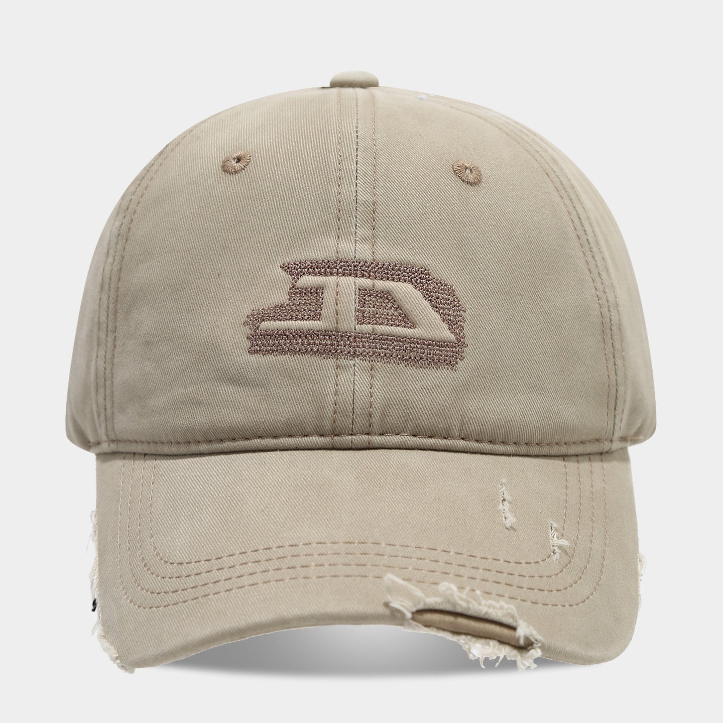 Vintage Distressed Baseball Cap | Embroidered Logo Streetwear Hat | Byerclub
