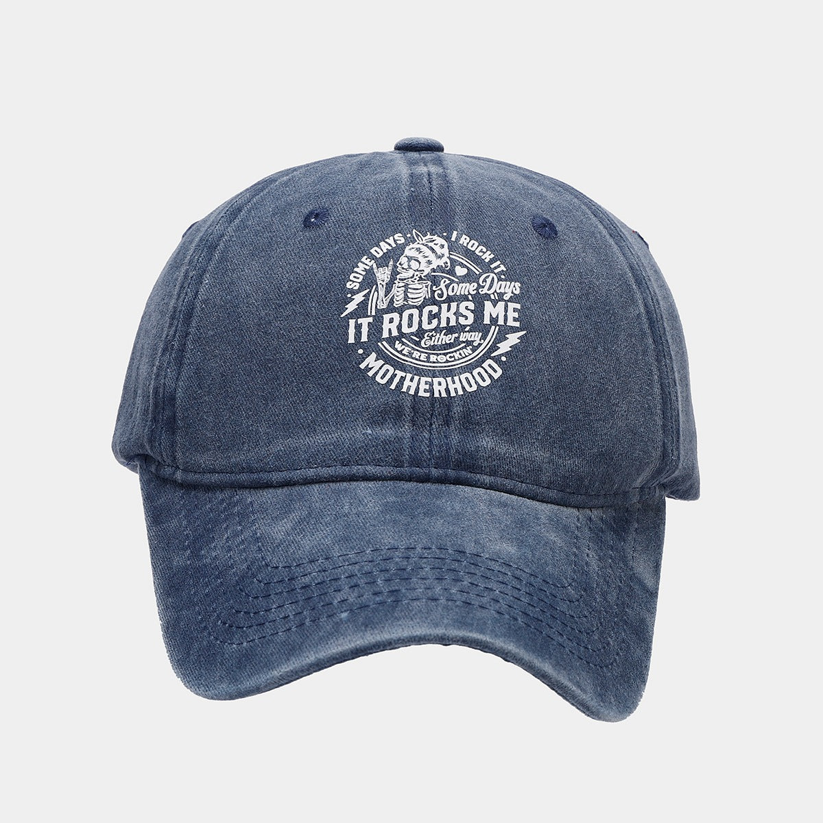 Vintage Rock Washed Cap | 4-Color Distressed Dad Hat