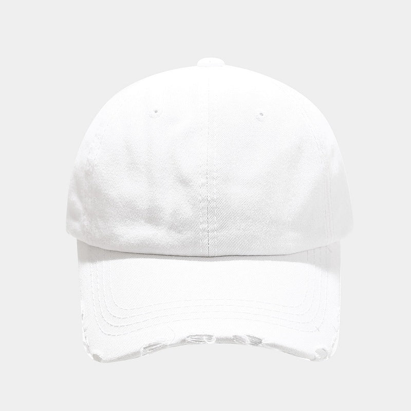 Distressed Washed Cap | 5-Color Ripped Dad Hat