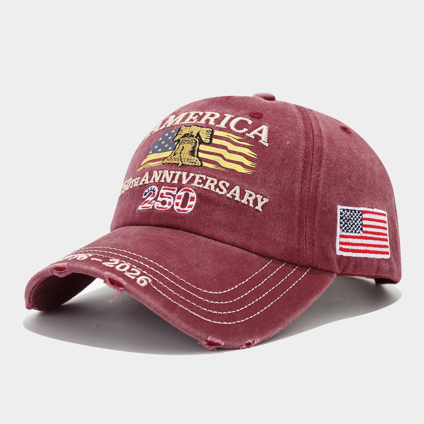 Vintage Embroidered Cap Collection | 9-Design Patriotic Dad Hat