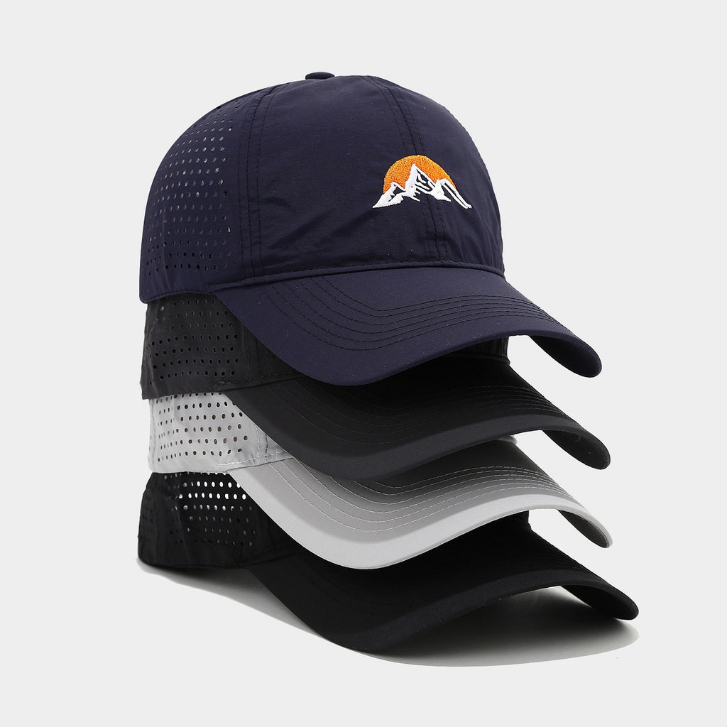 Sunrise Mountain Perforated Cap | Quick-Dry Outdoor Baseball Hat | Byerclub