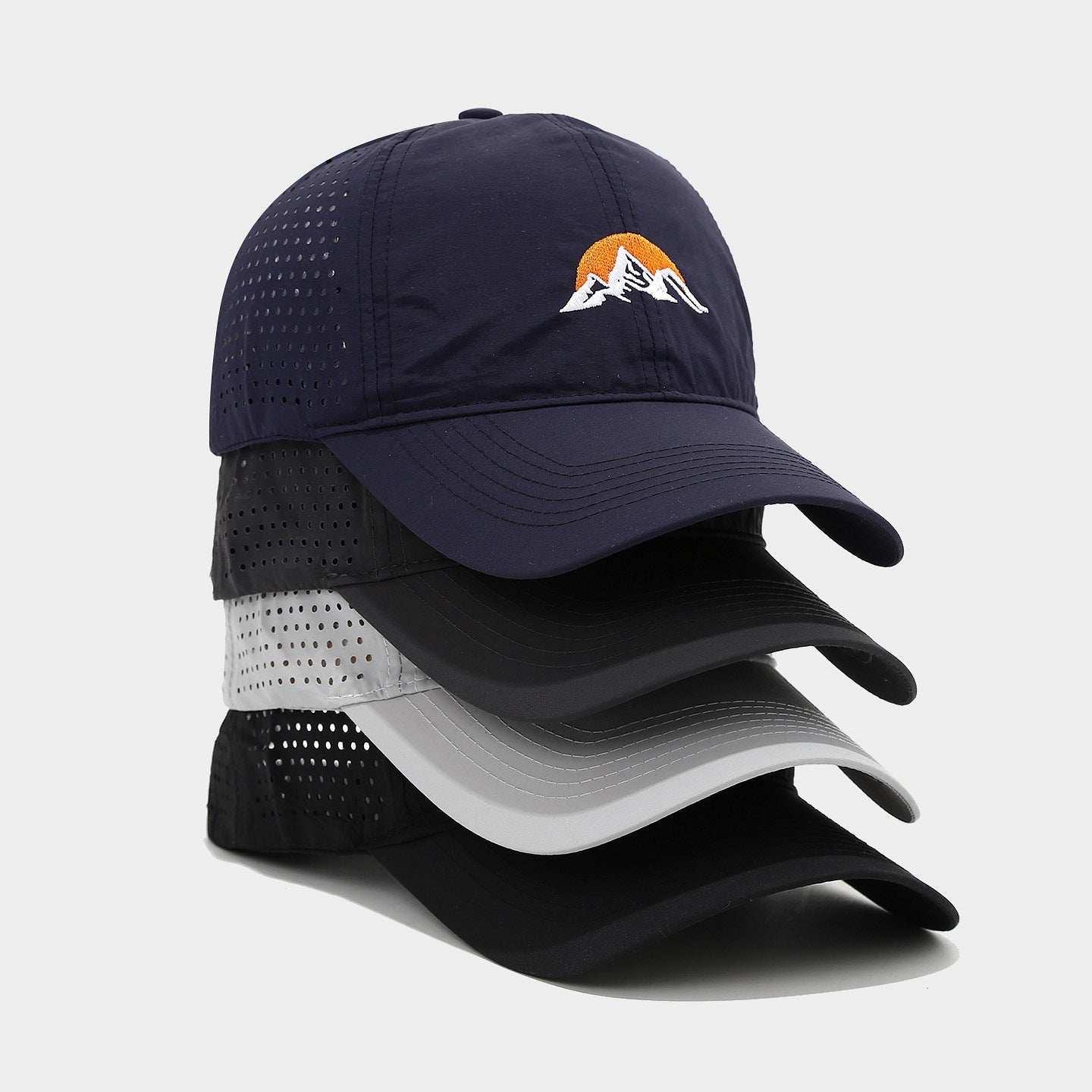 Sunrise Mountain Perforated Cap | Quick-Dry Outdoor Baseball Hat | Byerclub