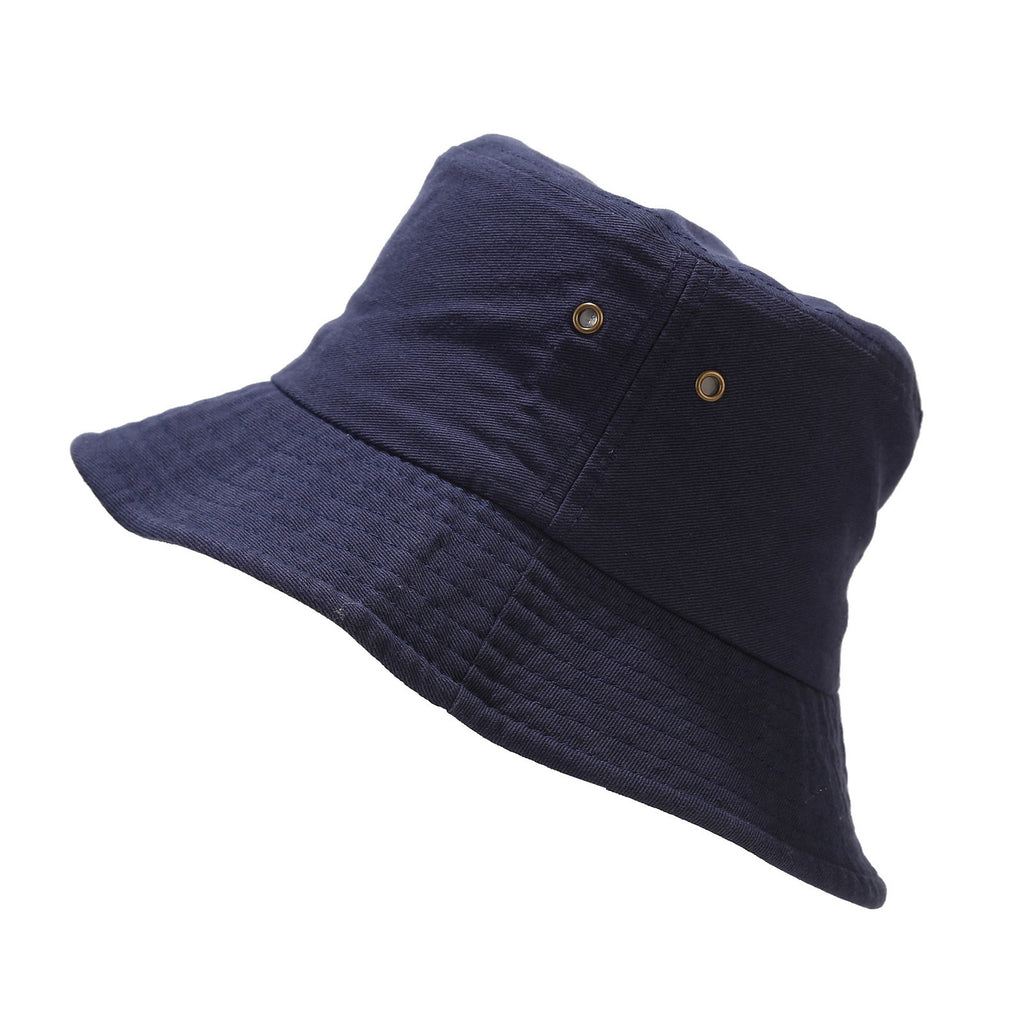 Classic Solid Bucket Hat | Cotton Canvas Fisherman Cap | Minimalist Summer Sun Hat