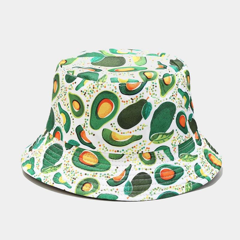 Fruit Print Bucket Hat | Cute Summer Fisherman Cap