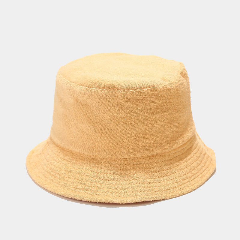 Terry Cloth Bucket Hat | Reversible Absorbent Fisherman Cap