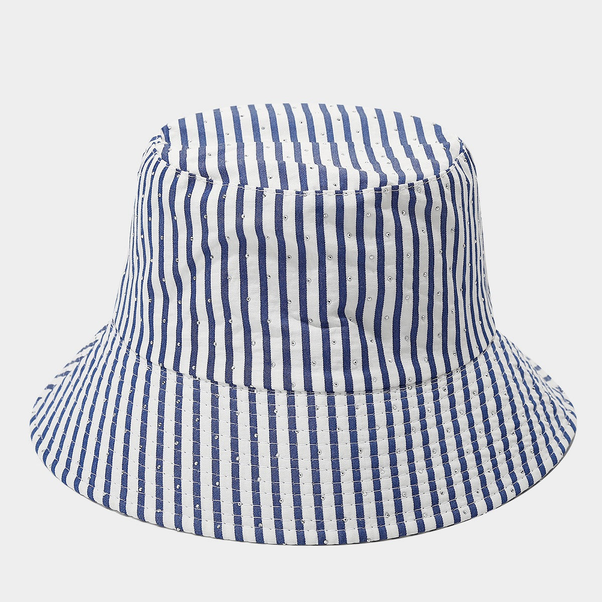 Striped Mesh Bucket Hat | Breathable Summer Fisherman Cap