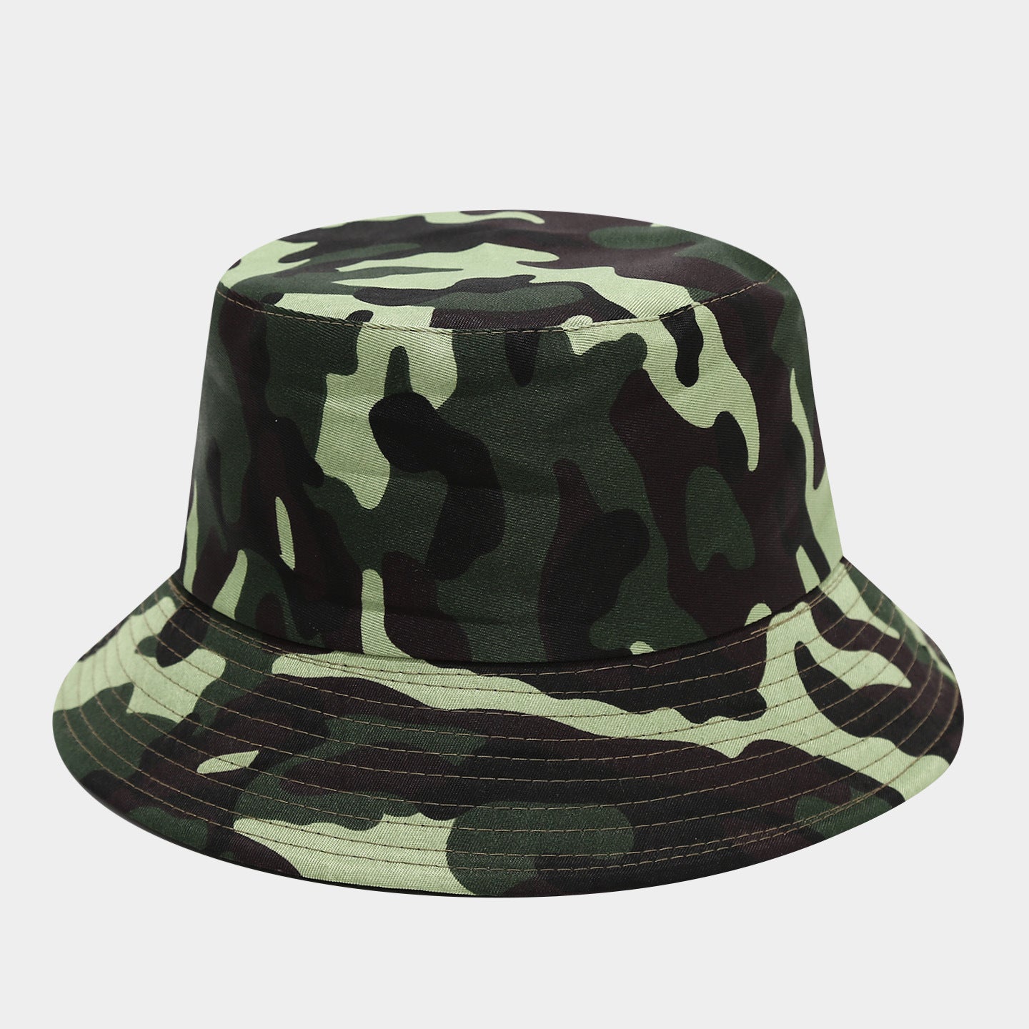 Camo Bucket Hat | Wide Brim Outdoor Sun Cap | Byerclub
