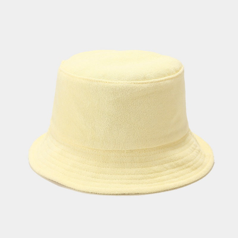 Terry Cloth Bucket Hat | Reversible Absorbent Fisherman Cap