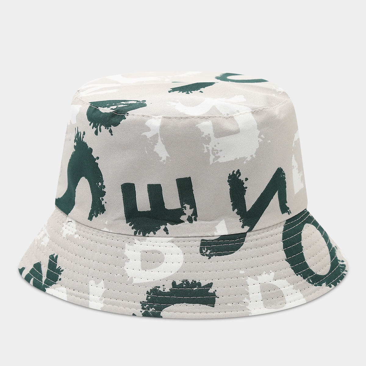 Graffiti Print Bucket Hat | Street Art Fisherman Cap