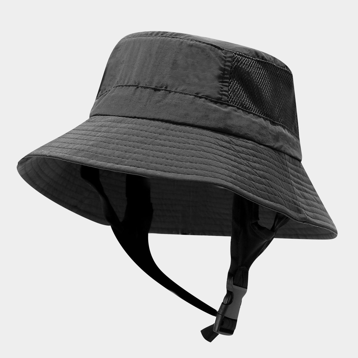 Packable Mesh Bucket Hat | Foldable Outdoor Sun Cap with Chin Strap | Byerclub