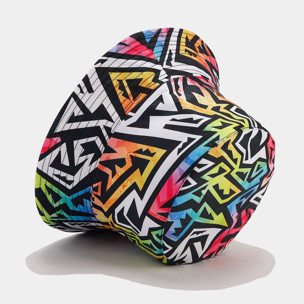 Graffiti Bucket Hat | 4-Pack Street Art Print Fisherman Cap