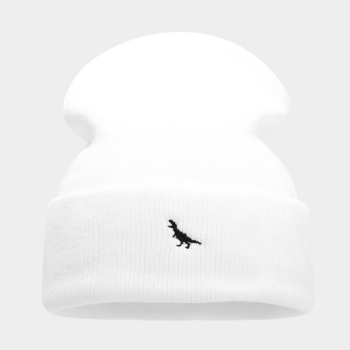 Dino Beanie | 2-Color Minimalist Knit Cap