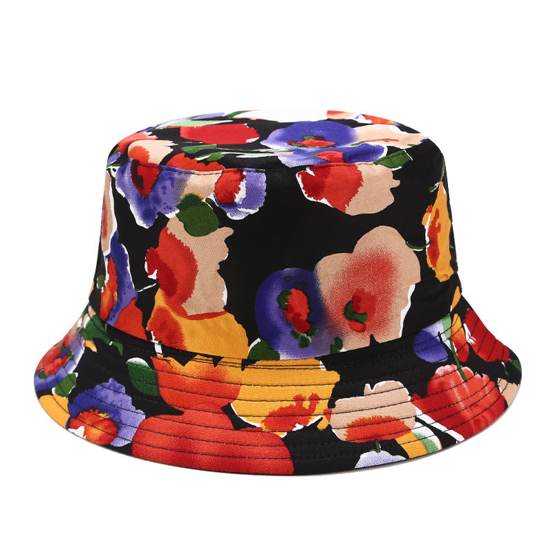 Vintage Floral Bucket Hat | 4-Design Botanical Fisherman Cap