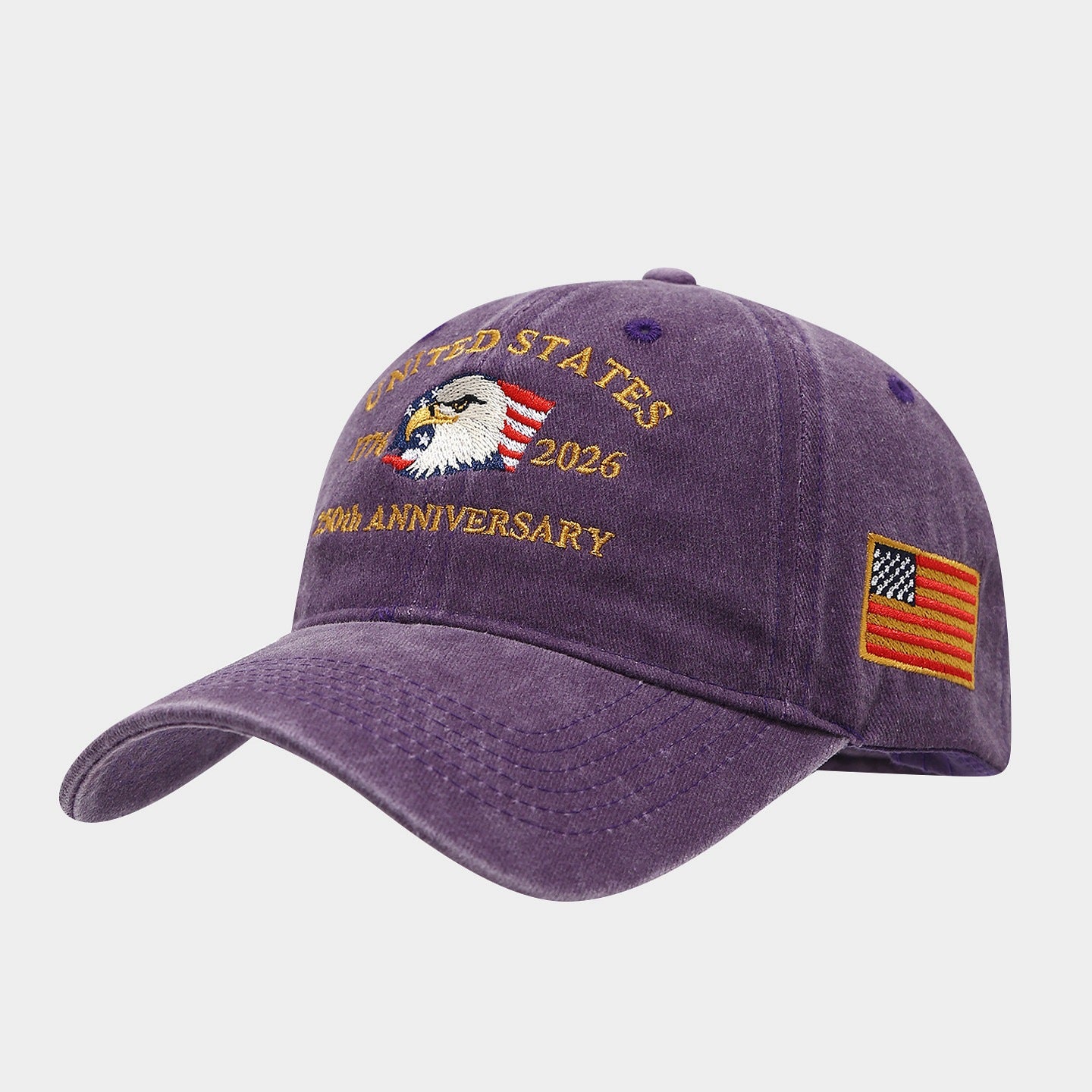 USA 250th Anniversary Eagle Cap | Vintage Patriotic Baseball Hat | American Flag Dad Cap