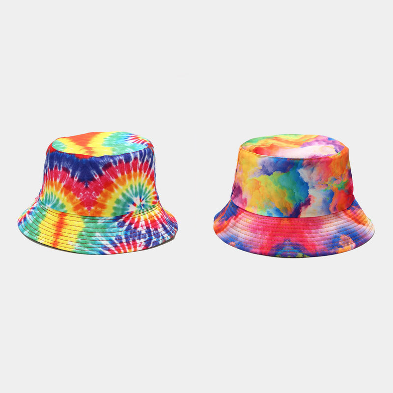 Tie Dye Bucket Hat | 5-Style Reversible Fisherman Cap