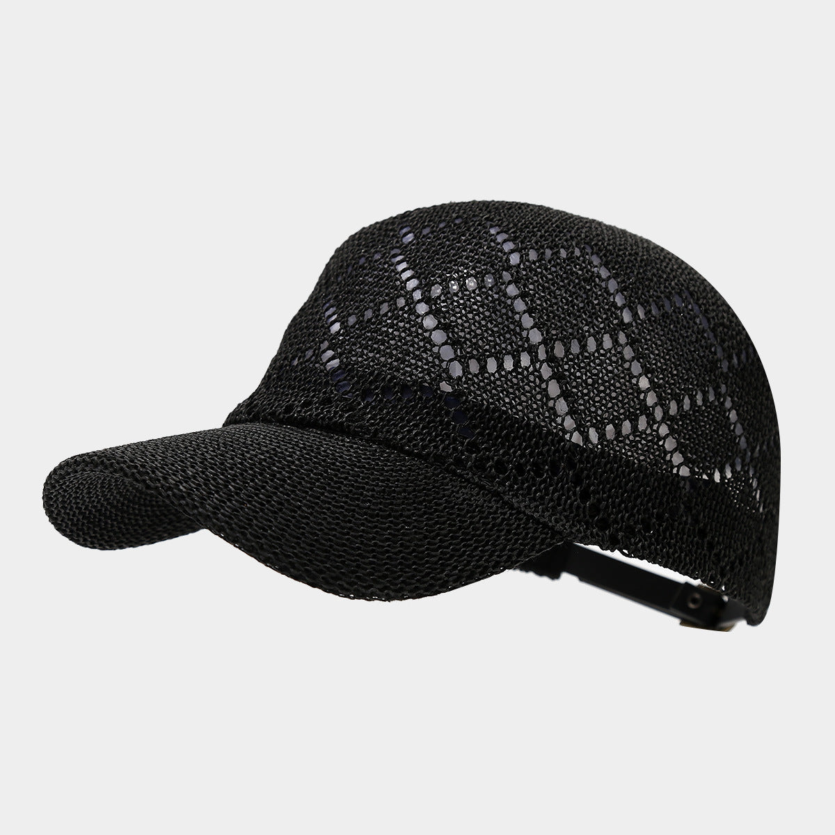 Woven Straw Baseball Cap | Breathable Summer Hat with Canvas Brim | Byerclub