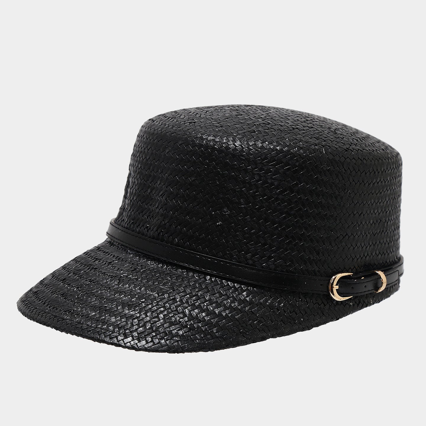 Woven Straw Baseball Cap | Breathable Summer Hat with Canvas Brim | Byerclub