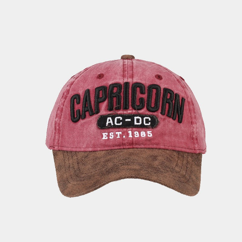 Vintage Washed Baseball Cap | 4-Color Embroidered Trucker Hat