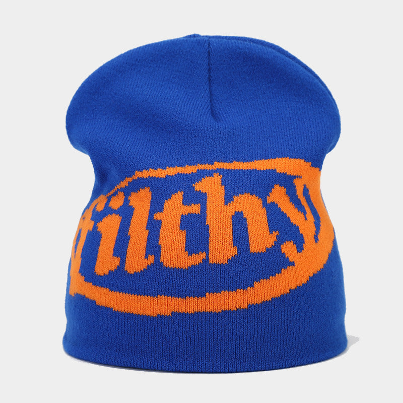Filthy Beanie | 6-Color Bold Letter Knit Cap