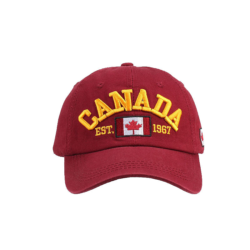 Canada Maple Leaf Baseball Cap | 5-Color Embroidered Trucker Hat