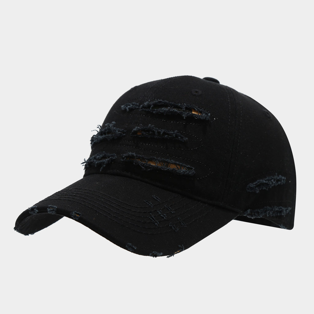 Heavy Distressed Ripped Baseball Cap | Vintage Worn Streetwear Hat | Byerclub