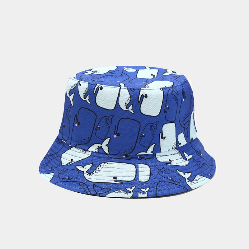 Ocean Bucket Hat Collection | 9-Design Marine Life Fisherman Cap