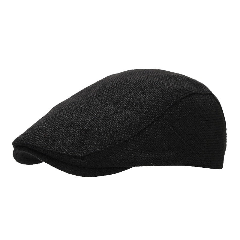 Linen Flat Cap | 5-Color Summer Ivy Hat
