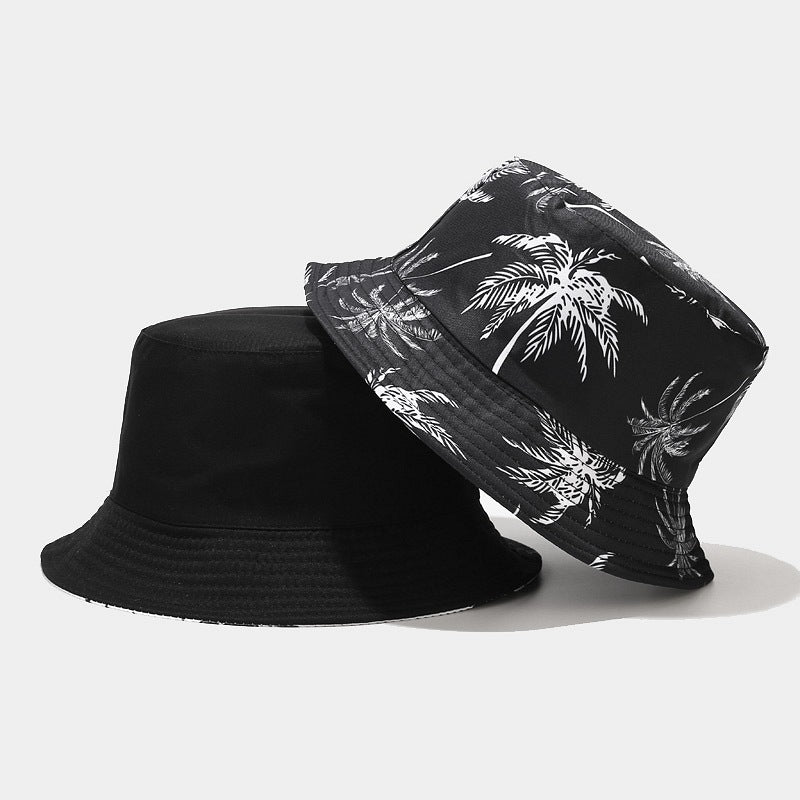 Palm Tree Bucket Hat | 3-Color Tropical Fisherman Cap
