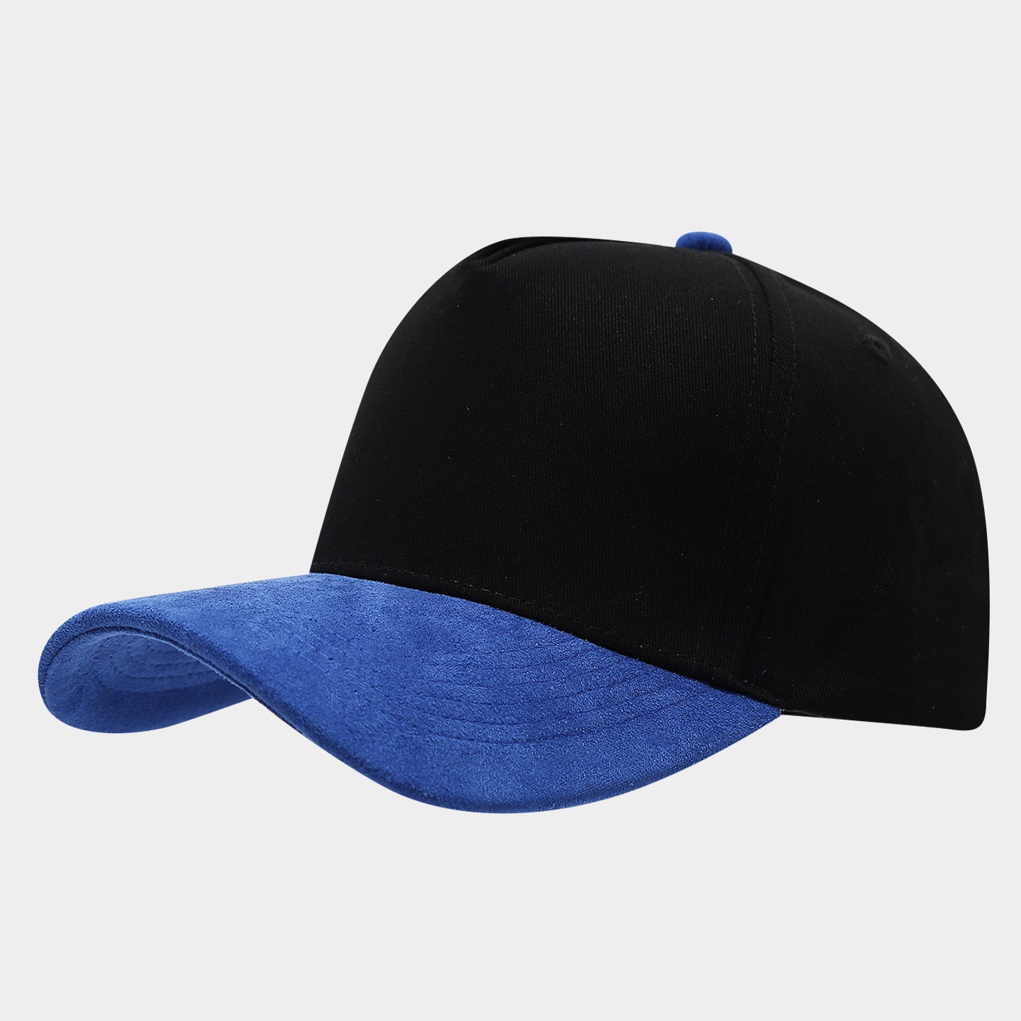 Vintage Two-Tone Baseball Cap – Cotton Suede Brim Dad Hat, 9 Color Combos | Byerclub