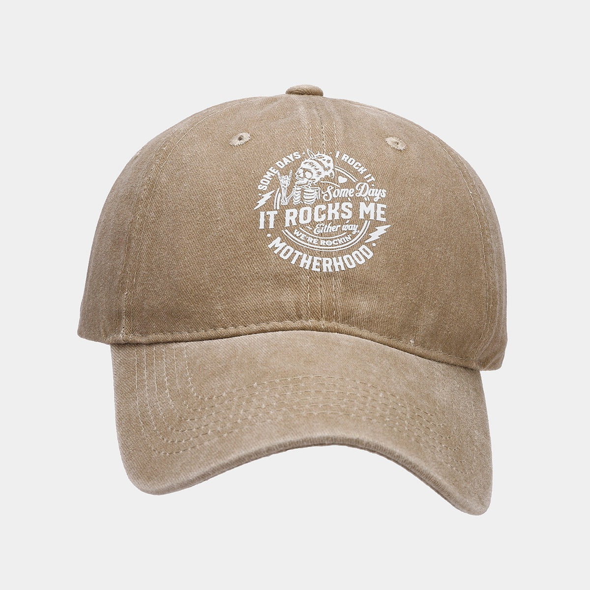 Vintage Rock Washed Cap | 4-Color Distressed Dad Hat