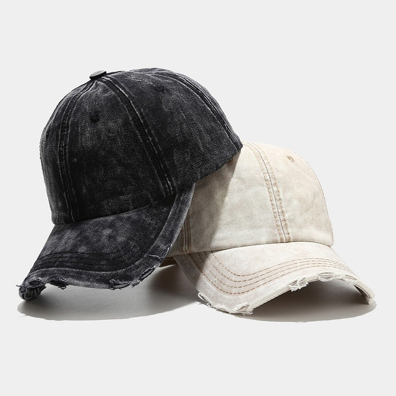 Distressed Washed Cap | 5-Color Ripped Dad Hat