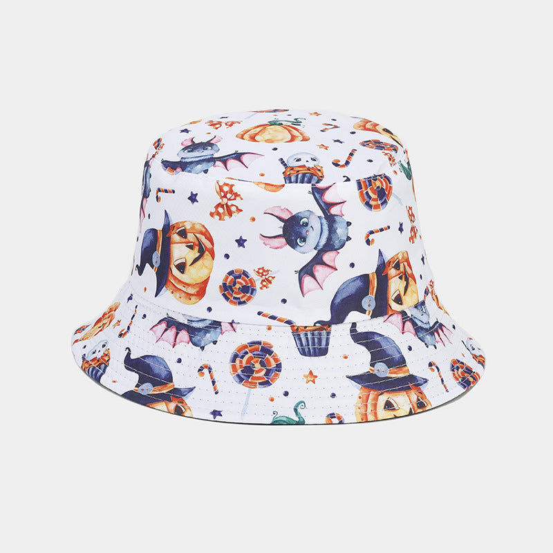 Halloween Bucket Hat | 9-Design Spooky Print Fisherman Cap