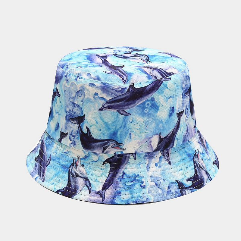 Ocean Bucket Hat Collection | 9-Design Marine Life Fisherman Cap