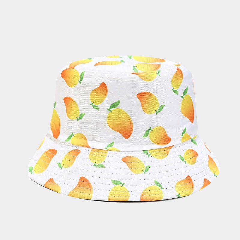 Fruit Print Bucket Hat | Cute Summer Fisherman Cap