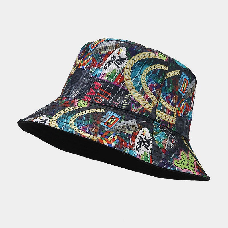 Graffiti Art Bucket Hat | Street Style Fisherman Cap
