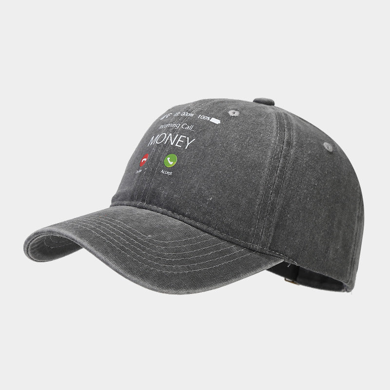 Money Call Washed Cap | 4-Color Vintage Dad Hat