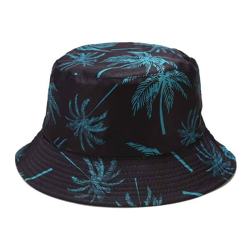 Palm Tree Bucket Hat | 3-Color Tropical Fisherman Cap