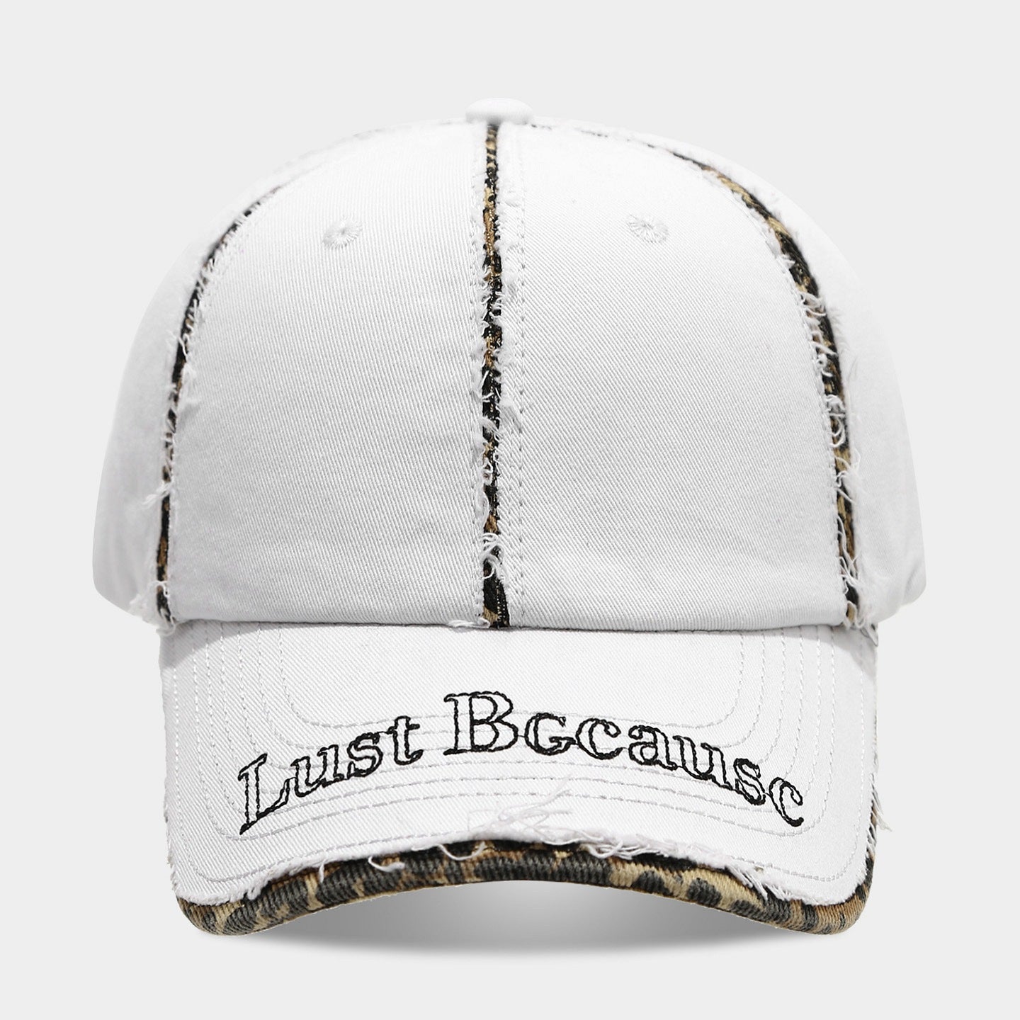 "Just Because" Distressed Baseball Cap | Vintage Frayed Streetwear Hat | Byerclub