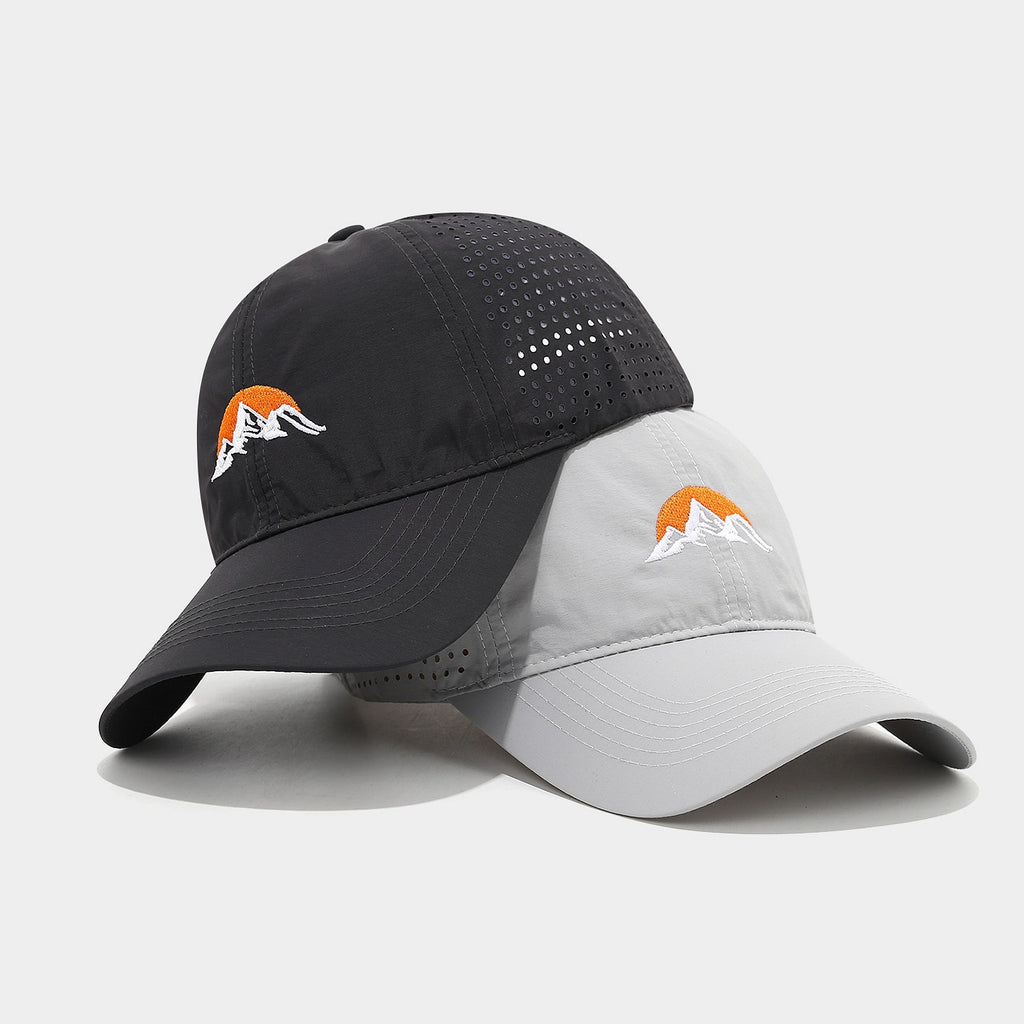 Sunrise Mountain Perforated Cap | Quick-Dry Outdoor Baseball Hat | Byerclub