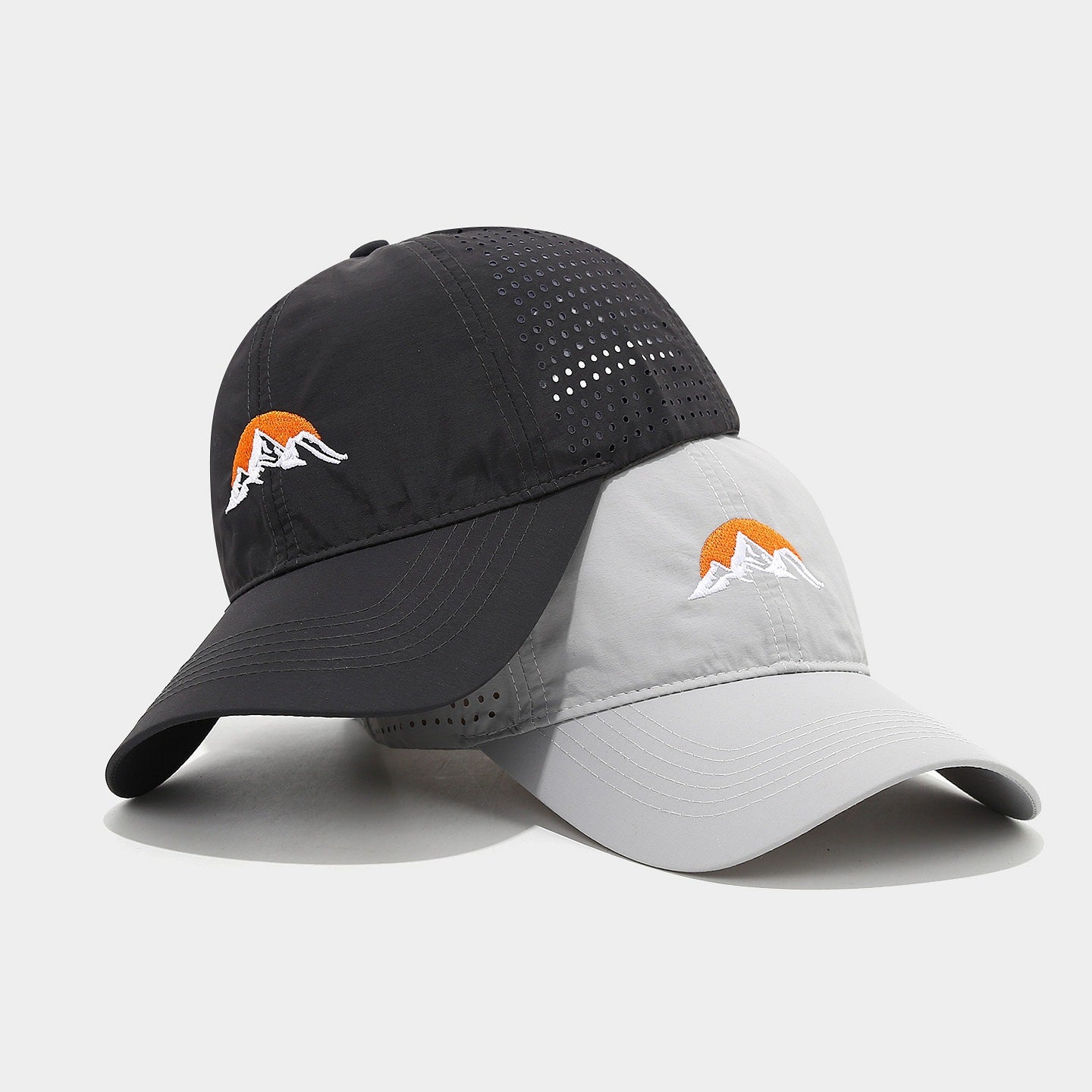 Sunrise Mountain Perforated Cap | Quick-Dry Outdoor Baseball Hat | Byerclub