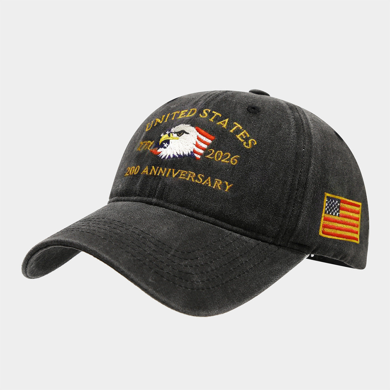 USA 250th Anniversary Eagle Cap | Vintage Patriotic Baseball Hat | American Flag Dad Cap