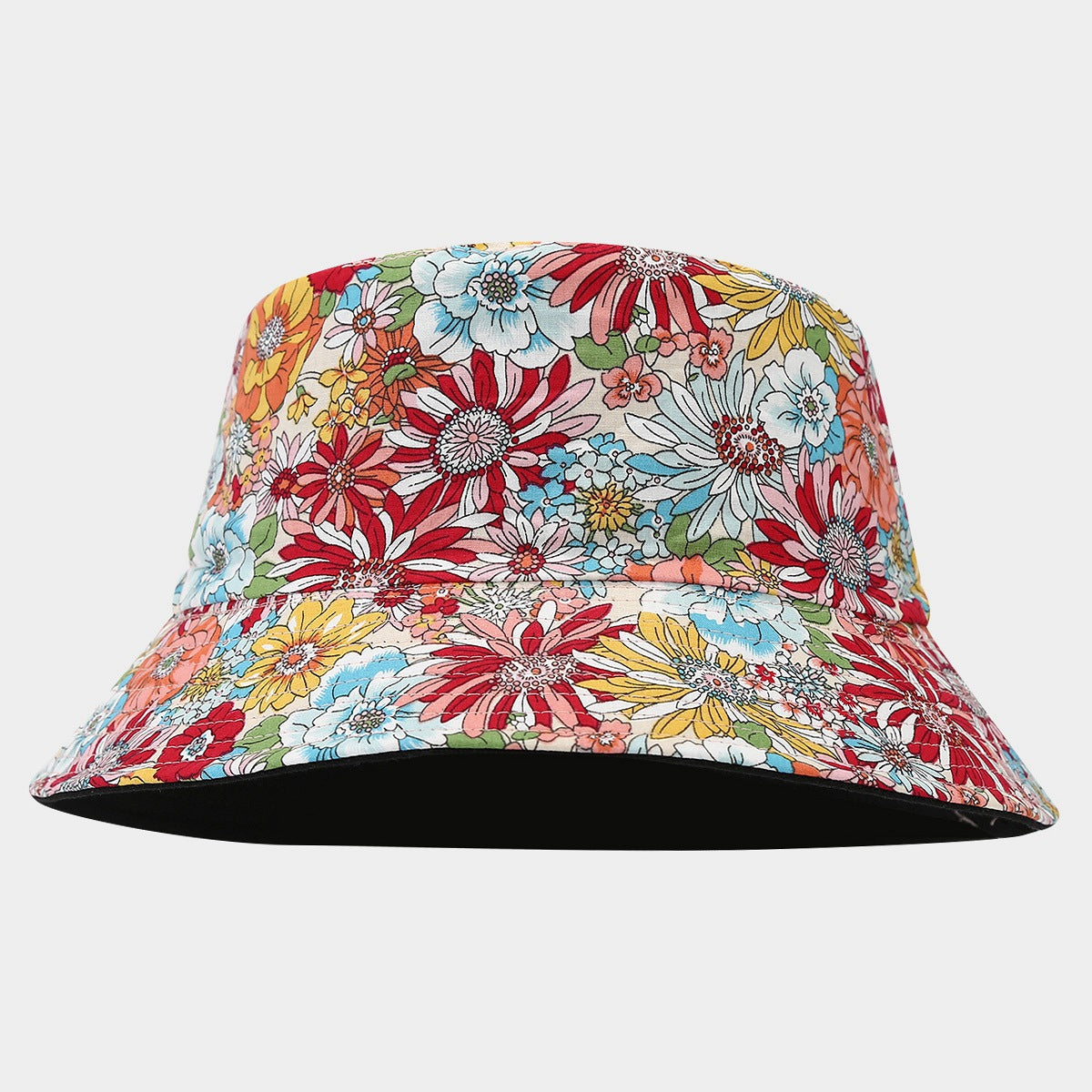 Floral Bucket Hat Collection | 9-Color Tropical Print Fisherman Cap