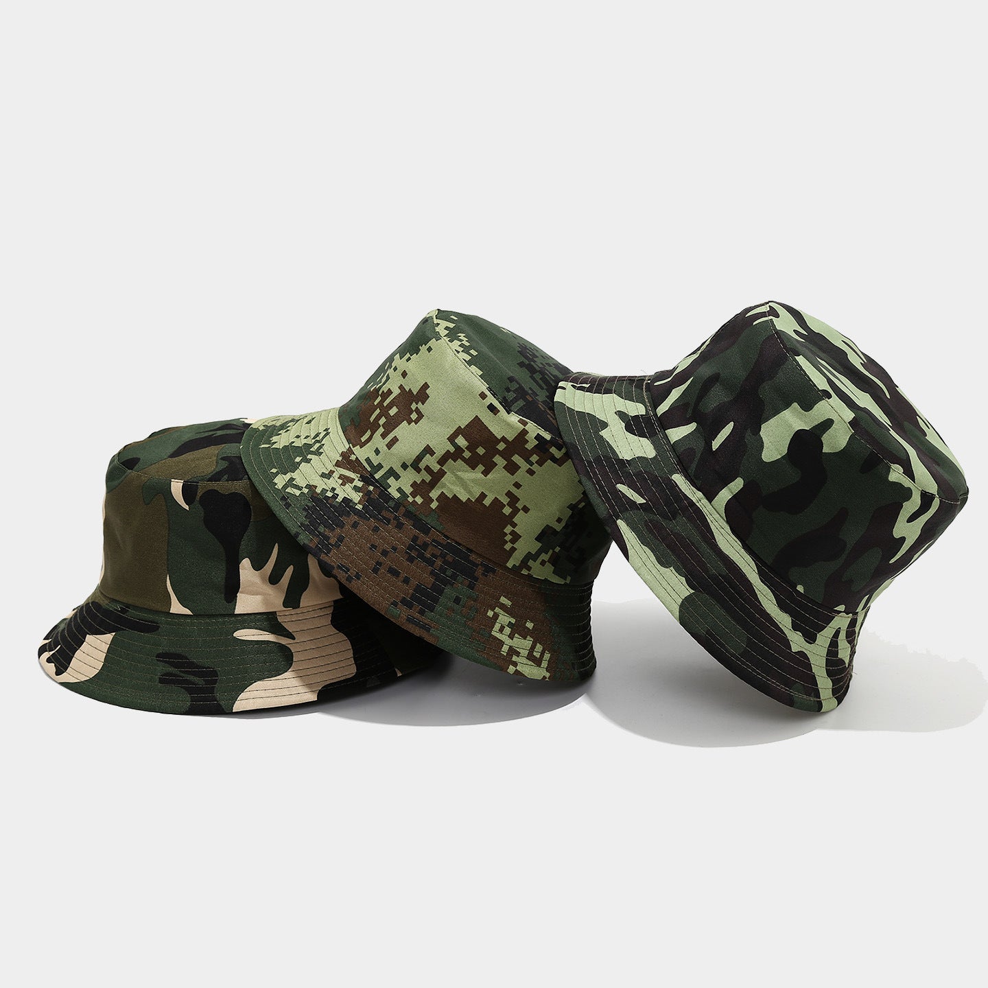 Camo Bucket Hat | Wide Brim Outdoor Sun Cap | Byerclub