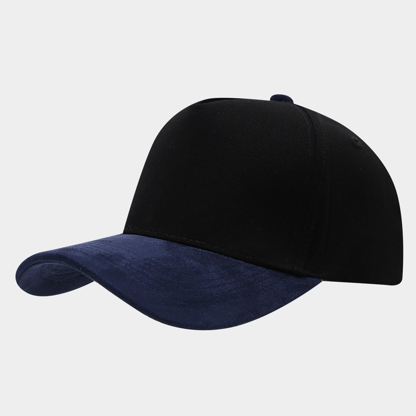 Vintage Two-Tone Baseball Cap – Cotton Suede Brim Dad Hat, 9 Color Combos | Byerclub