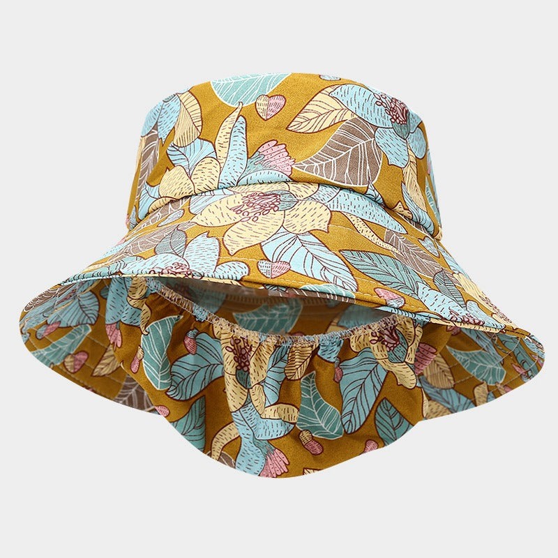 Wide Brim Sun Bucket Hat | 4-Style UV Protection Fisherman Cap